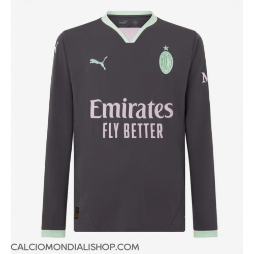 Maglie da calcio AC Milan Terza Maglia 2024-25 Manica Lunga